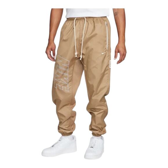 Nike Men's Therma-FIT Standard Winterized Basketball Tan Pants Size XXL - Picture 1 of 10